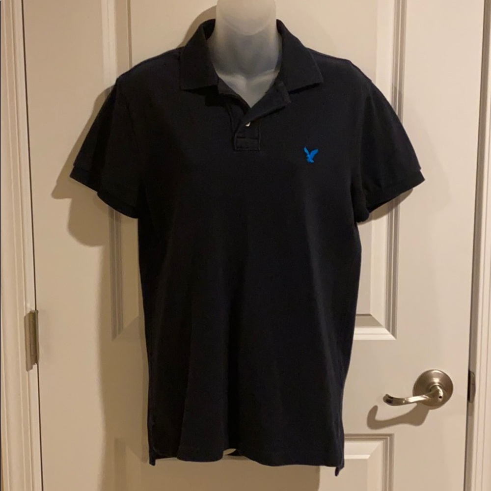 ELUC Men’s American Eagle Navy Polo Shirt